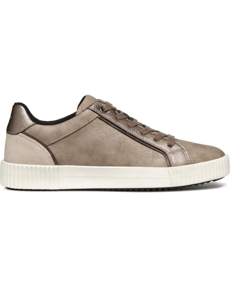 SNEAKERS GEOX D BLOMIEE C6738 TAUPE MARRONE LOW CUT C6738 LT TAUPE