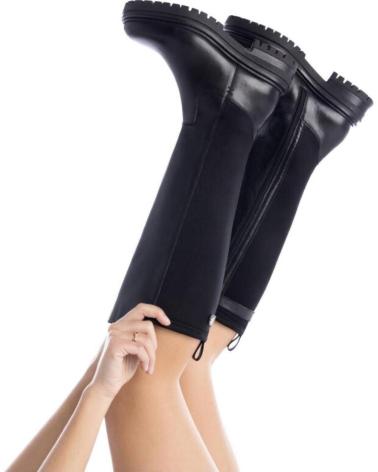 Botas de Mulher CARMELA BOTA BIKER ALTA NEGRO