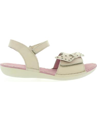 Sandálias de Menina KICKERS 469040-30 EDANA 31 BLANC CASSE