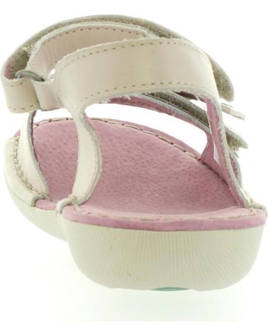 Sandalen für Mädchen KICKERS 469040-30 EDANA 31 BLANC CASSE