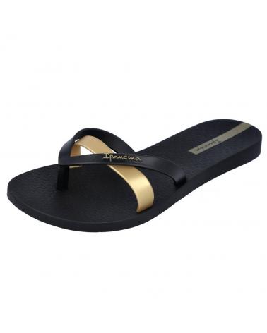 SANDALES IPANEMA KIREI 81805 NOIRES À BRIDES DORÉES NEGRO