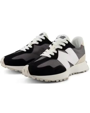 NEW BALANCE U327 SNEAKERS GREY WHITE BLACK FE NEGRO