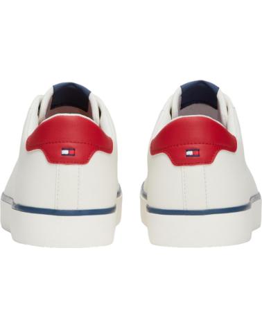Deportivas de Hombre TOMMY HILFIGER ZAPATILLAS TH HI VULC LOW CORE SEASONAL BLANC BLANCO