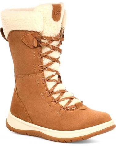 Stivali per Donna UGG BOTAS MUJER LAKESIDER TALL LACE CHESTNUT 1130900 CAMEL