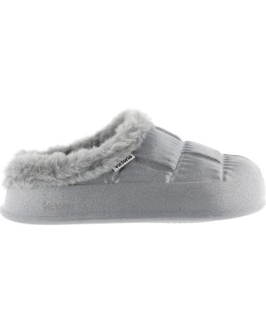 Hausschuhe für Damen VICTORIA ZAPATILLAS 1402101 NUBE GLITTER PLATA
