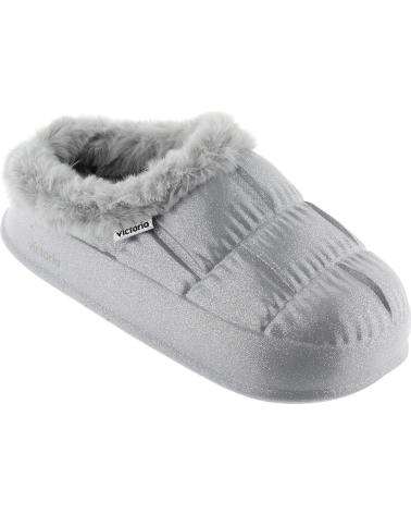 Hausschuhe für Damen VICTORIA ZAPATILLAS 1402101 NUBE GLITTER PLATA