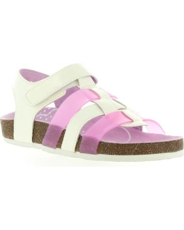 girl Sandals KICKERS 469250-30 MAGIDAYS 33 BLANC-ROSE