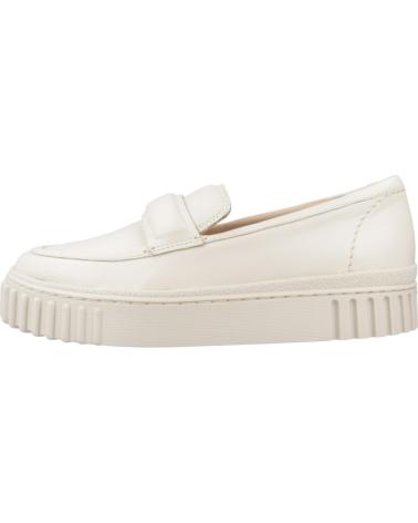 Mocassins pour Femme CLARKS MOCASINES MUJER MODELO MAYHILL COVE COLOR BLANCO CREAM