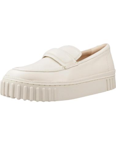 Mocassins de Mulher CLARKS MOCASINES MUJER MODELO MAYHILL COVE COLOR BLANCO CREAM