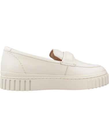 Mocassins de Mulher CLARKS MOCASINES MUJER MODELO MAYHILL COVE COLOR BLANCO CREAM