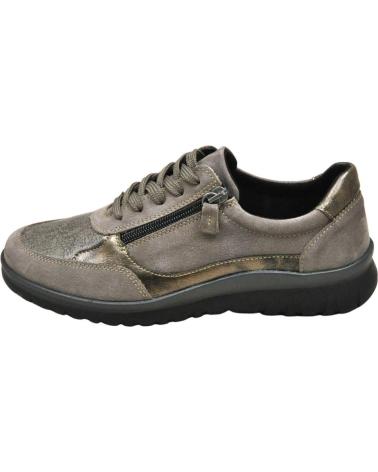 Sportif pour Femme LUMEL - DEPORTIVO CON CORDONES Y CREMALLER LATERAL PARA PLA TAUPE 4046-0026-OXIDO PARIS