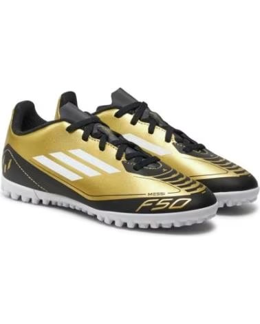 SCARPE DA CALCIO ADIDAS F50 CLUB TURF MESSI JUNIOR IG9297 ORO-NERO DORADO
