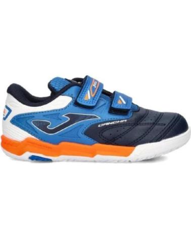 Esportes  de Menina e Menino JOMA ZAPATILLAS CANCHA JR 2403 IN VELCRO BLUE