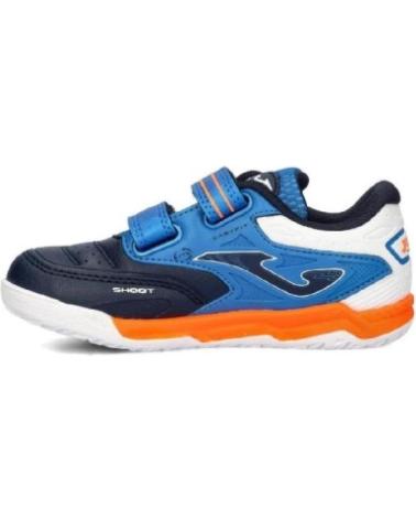 Esportes  de Menina e Menino JOMA ZAPATILLAS CANCHA JR 2403 IN VELCRO BLUE