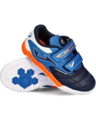 Esportes  de Menina e Menino JOMA ZAPATILLAS CANCHA JR 2403 IN VELCRO BLUE