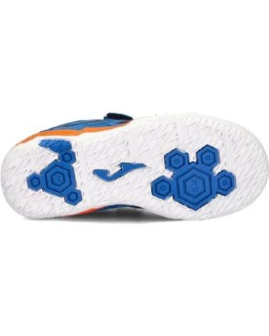 Esportes  de Menina e Menino JOMA ZAPATILLAS CANCHA JR 2403 IN VELCRO BLUE