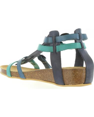 Sandalen für Damen und Mädchen KICKERS 420390-30 BOMDIA 53 BLEU TURQUOISE
