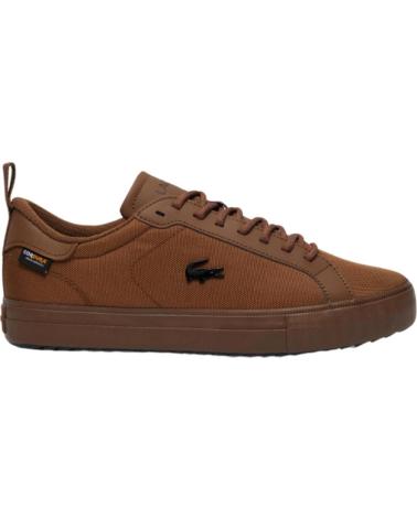 Man Trainers LACOSTE POWERTCOURT WNTR MARRóN