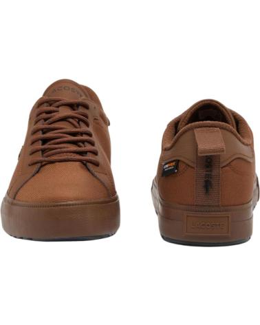 Man Trainers LACOSTE POWERTCOURT WNTR MARRóN