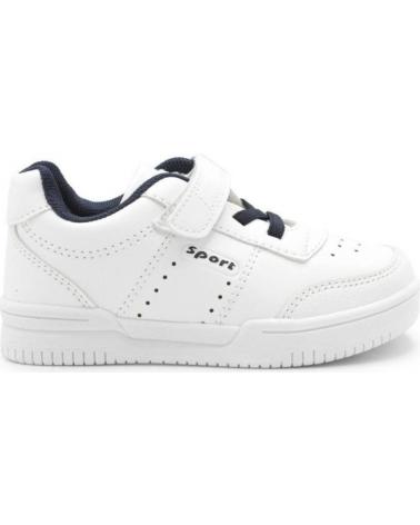 Deportivas de Niña y Niño BUBBLE BOBBLE DEPORTIVA CASUAL BUBBLE PARA NINO A3415 COLOR BLANCO MARINO