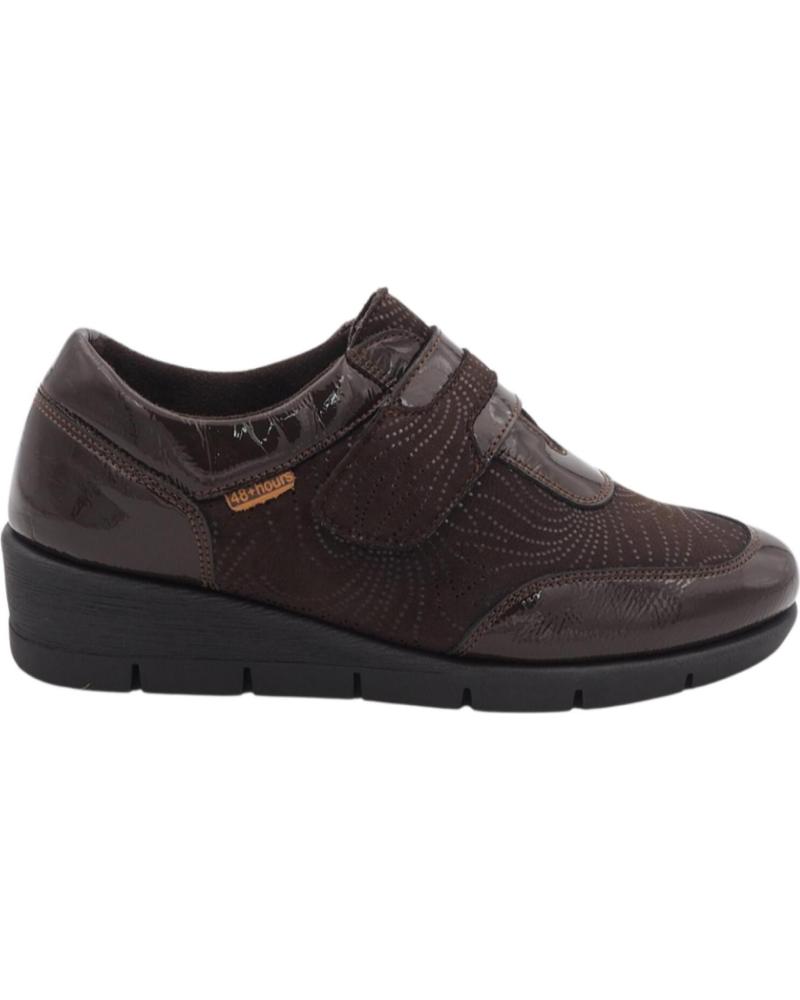 Sapatos de Mulher 48 HORAS ZAPATO CONFORT PARA MUJER 1102 COLOR MARRON