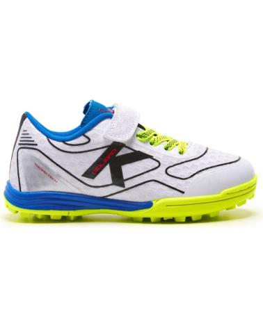 Sportivo per Bambina e Bambino KELME GOLEIRO TURF ELASTIC BLANCO