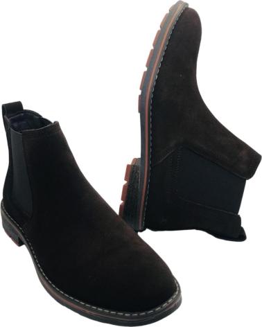 XTI STIVALETTI CHELSEA IN CAMOSCIO MARRONE MODELLO 143265 MARRON