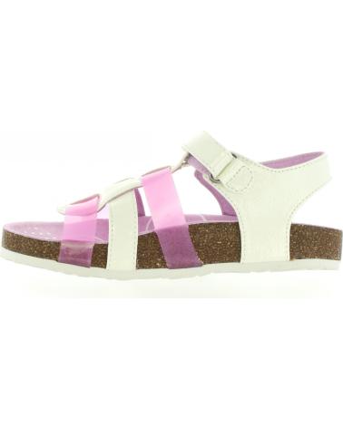 girl Sandals KICKERS 469250-30 MAGIDAYS 33 BLANC-ROSE