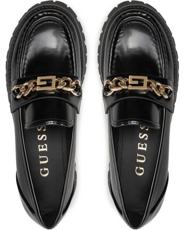 Mocassins de Mulher GUESS ALMOSTY FLTALM ELE14 NEGRO