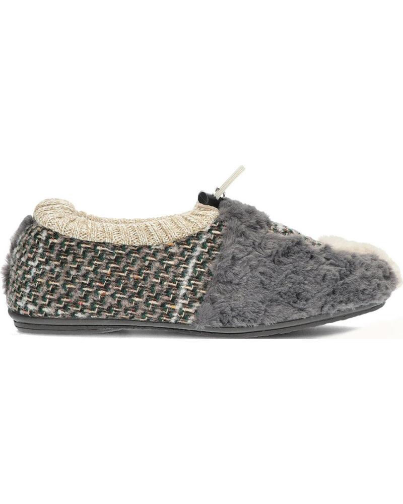 Pantufas de Mulher VUL-LADI PANTUFLA  DE VULLADI MODELO 5614 CAS GRISESTRICOT GRISESTRICOT