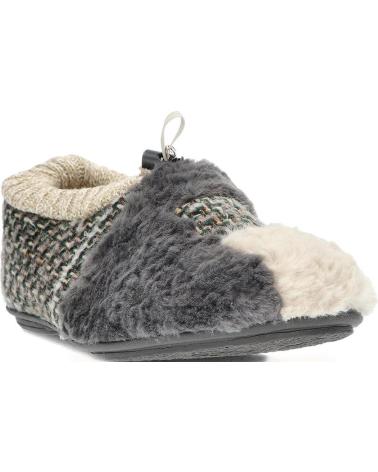 Pantufas de Mulher VUL-LADI PANTUFLA  DE VULLADI MODELO 5614 CAS GRISESTRICOT GRISESTRICOT