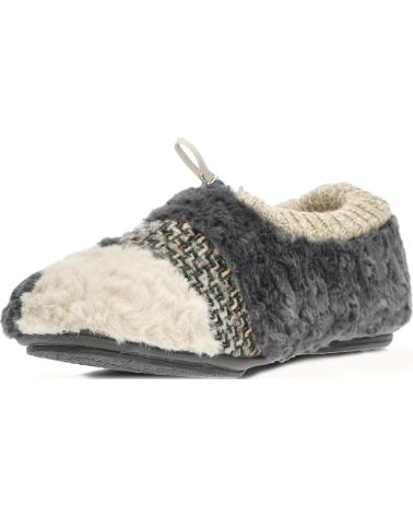 Pantufas de Mulher VUL-LADI PANTUFLA  DE VULLADI MODELO 5614 CAS GRISESTRICOT GRISESTRICOT