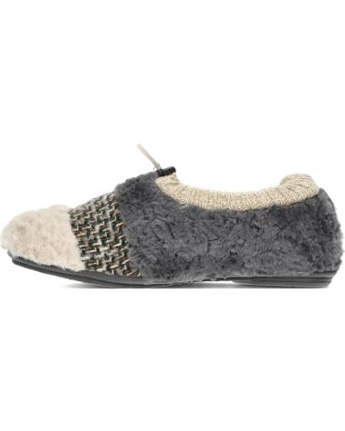 Pantufas de Mulher VUL-LADI PANTUFLA  DE VULLADI MODELO 5614 CAS GRISESTRICOT GRISESTRICOT