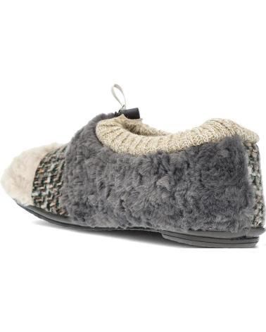 Pantufas de Mulher VUL-LADI PANTUFLA  DE VULLADI MODELO 5614 CAS GRISESTRICOT GRISESTRICOT