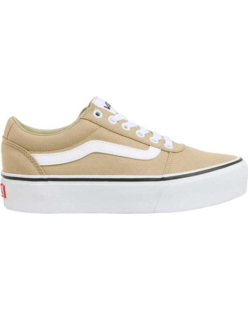 VANS OFF THE WALL ZAPATILLAS VANS WARD PLATFORM CANVAS BEIG