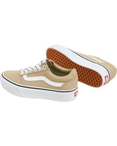 VANS OFF THE WALL ZAPATILLAS VANS WARD PLATFORM CANVAS BEIG