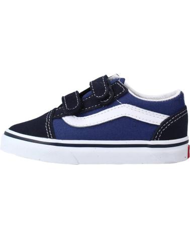 Esportes--De-Niño-VANS-OFF-THE-WALL-ZAPATILLAS-NINO-VANS-MODELO-OLD-SKOOL-V-COLOR-AZUL-NAVY