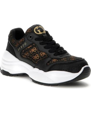 Sapatilhas de Mulher GUESS DEPORTIVO BLACK BROWN