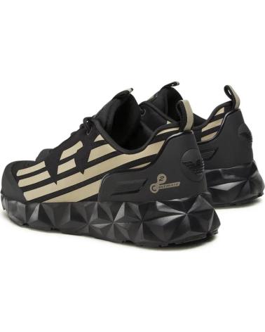 EMPORIO ARMANI ZAPATILLAS SNEAKERS EN COLOR PARA HOMBRE NEGRO