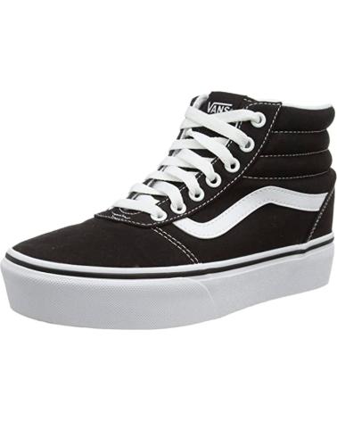 Deportivas de Mujer VANS OFF THE WALL VANS WARD HI PLATFORM CANVAS NEGRO