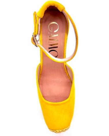 Sandalias de Mujer GAIMO ALPARGATA CUNA YUTE AMARILLO