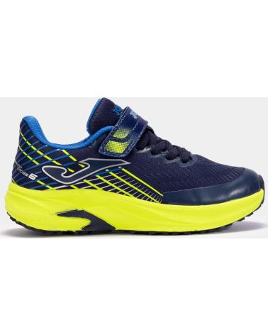 SCARPE JOMA SUPER CROSS JR 2403 VELCRO BLU MARINO GIALLO AMARILLO