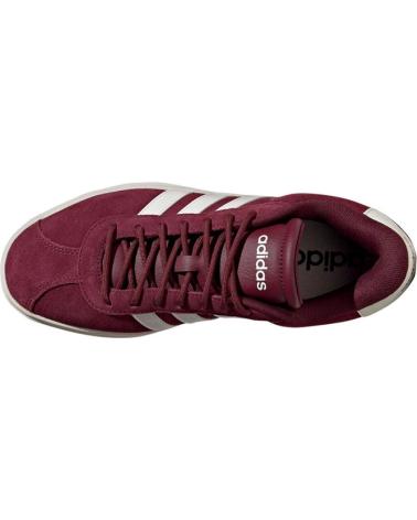 ADIDAS SAPATILHAS VL COURT BOLD VERMELHAS COM PLATAFORMA AZUL