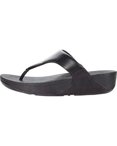 Sandalias de Mujer FITFLOP LULU LEATHER TOEPOST NEGRO