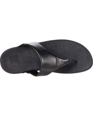 Woman Sandals FITFLOP LULU LEATHER TOEPOST NEGRO