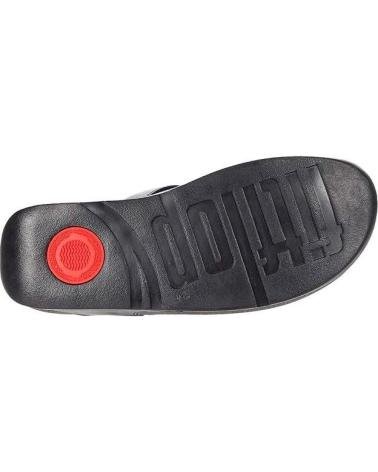 Woman Sandals FITFLOP LULU LEATHER TOEPOST NEGRO