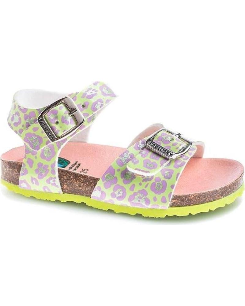 Sandalen für Mädchen PABLOSKY SANDALIA FANTASIA LEOPARDO AMARILLO