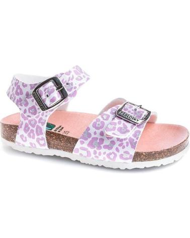 Sandálias de Menina e Menino PABLOSKY SANDALIA FANTASIA LEOPARDO BLANCO