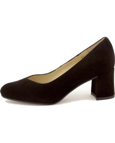 Zapatos de Mujer PIESANTO SALON ANTE TACON 45CMTS NEGRO
