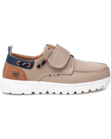 boy shoes XTI SNEAKER LONA VELCRO MARRóN